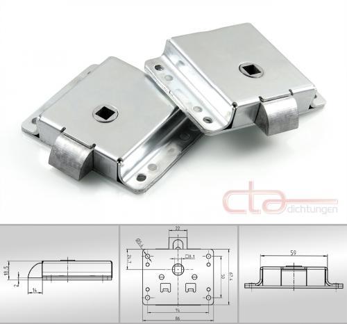 Federriegel - 2x,