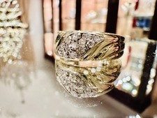 Ring Herren Damen Gold 18Kt