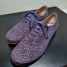 by hudson Schnürschuhe Damenschuhe  Gr. 40 bunt Schuhe Schnürsenkel Navy Sail