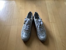 Paul Green Sneaker, Gr. 8, silber/grau, Wildleder mit Pailletten 