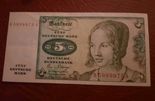 Deutsche Mark 5 DM Schein R