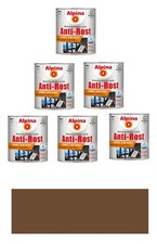 Alpina 3in1 Metallschutzlack 1L matt braun RAL 8011 BEULE