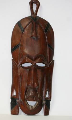 Afrikanische holzmaske 50 x - holzmaske,