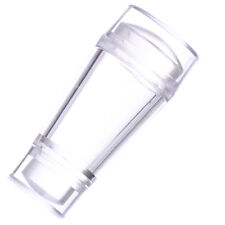 Doppel Clear Stamper mit Kappen durchsichtig Jelly Nailart Stempel Platten