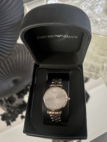 Armani damenuhr ar1840 bicolor - damenuhr,