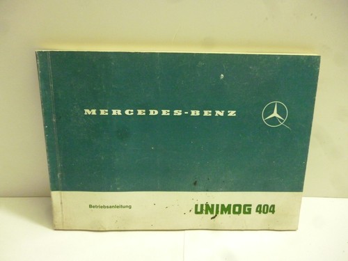 Mercedes benz unimog - unimog, 404