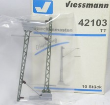TT  10 Streckenmasten Viessmann 42103 neuw. OVP
