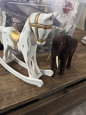 Deko Schaukelpferd, Schaukelelefant, Elefant“ ? aus Massivem Holz ? 