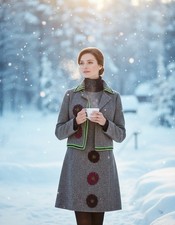 Etuikleid mit Jacke 1960er