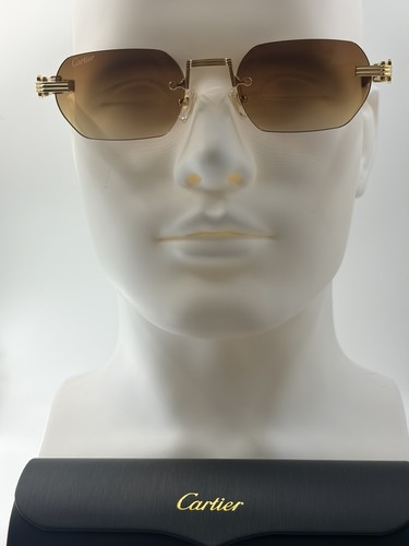 Cartier sonnenbrille holz und - sonnenbrille,