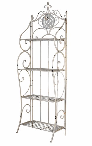 Badregal weiss shabby chic - badregal,