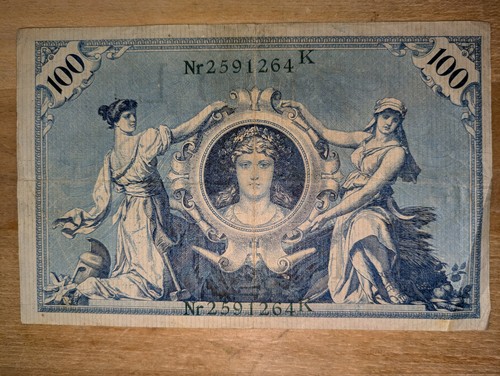 100 reichsmark 1908 - 100,