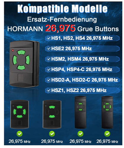 Stück garagentor handsender - stück,
