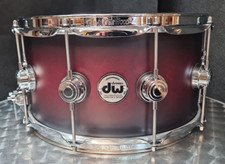 DW Collectors 14x7" Zoll Snare Drum Maple USA Cherry to Ebony / Rullante Drums