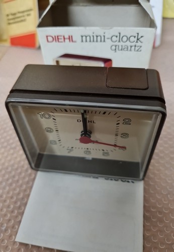 Diehl mini clock quartz braun - quartz,