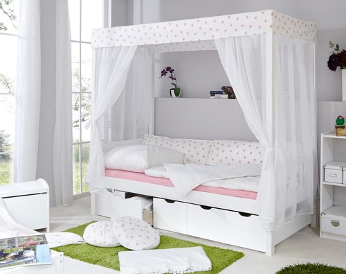 Himmelbett maria massivholz - maria,