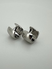 925 Silber Creolen breit