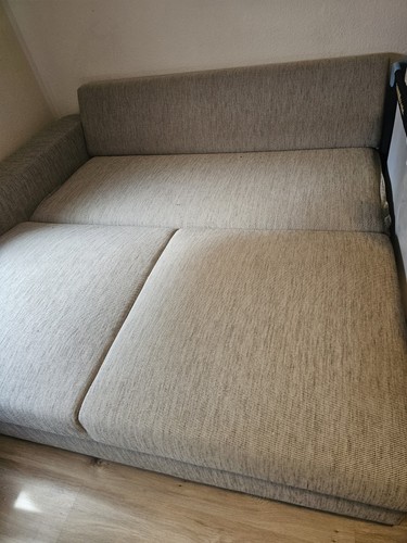 Graues sofa form - sofa, l-form