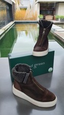 Paul Green❤️Stiefelette❤️Wildleder ❤Gr. 38❤️ Dunkelbraun❤️Pelz gefüttert❤️ warm❤