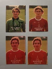 4 Americana Sammelbilder FC Bayern München - 3 mit Autogramm