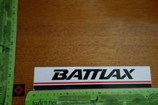 Alter Aufkleber Motorrad Zubehör Motorradreifen BATTLAX (Bridgestone?) A