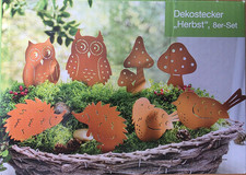 8er Set Herbst Dekostecker