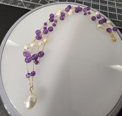 Vintage 14k gold perle - gold,