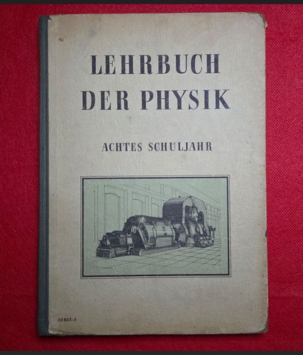 Ddr physik klasse 1954 - 8.,