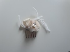 Braut Haarschmuck Kämmchen Creme Weiß