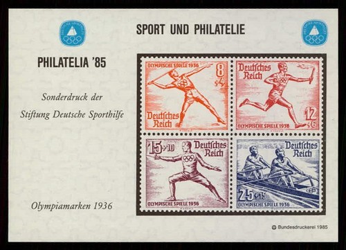Deutsche sporthilfe block 1985 - deutsche,