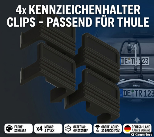 Kennzeichen halter clips - halter,
