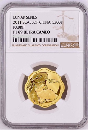 Gold 200 yuan china - gold,