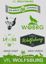 Vfl wolfsburg aufkleberkarte - vfl,
