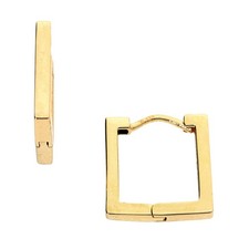 Moderne Eckige Creolen