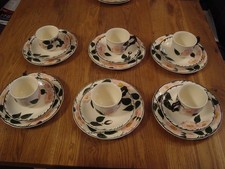 6 Kaffeegedecke, 3-teilig * Wildrose Villeroy Boch * selten benutzt