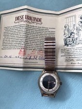 Zentra Automatic Uhr Armbanduhr Herren Automatik Datum  1956 Ziehband 17 Steine