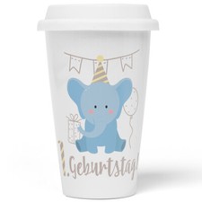 1. Geburtstag, blauer Elefant