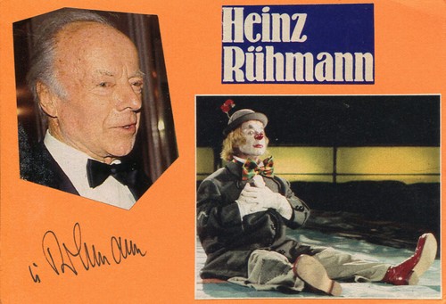 Heinz rühmann autogramm - heinz,