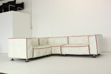 ◣Bretz Don Corleone Leder Eck sofa Designer Couch