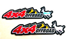 2x OFFROAD 4x4 * Aufkleber Sticker, gelb oder blau, Autotuning Motorsport Tuning