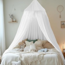 SESAMIS Baldachin Kinderzimmer, Betthimmel Babybett Kinderzimmer Weiß