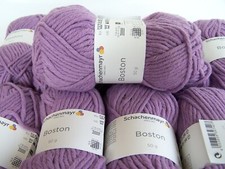 500g Schachenmayr Boston Wolle Wollpaket - Fb46 mauve  (37,00€/kg)