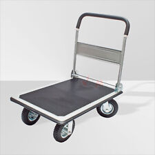 Transportwagen Plattformwagen Handwagen Rollwagen mit Luftbereifung für 300 kg