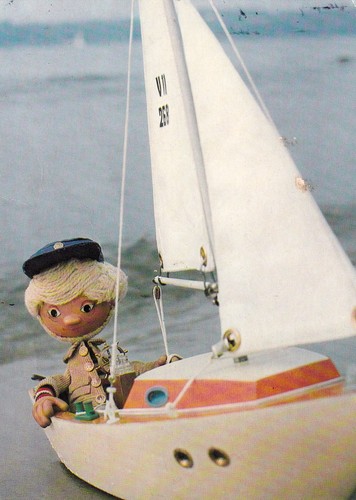 Sandmännchen mit - ak,