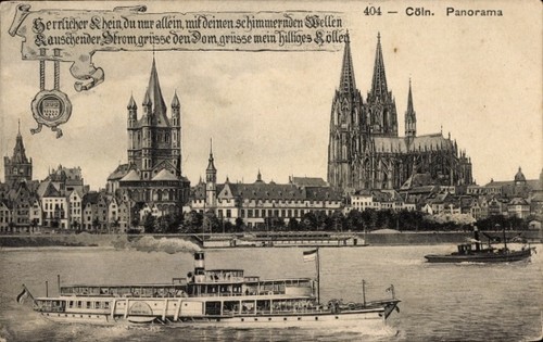 Köln rhein kölner - ak,