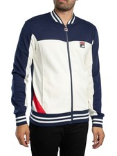 Fila Herren Oceana – Trainingsjacke mit Einsätzen, Blau