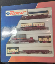 Roco H0 44016 Zirkuswagen-Set Circus Krone, 44016, DC, OVP, 4 Güterwagen beladen