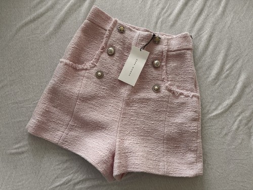 Zara boucle tweed shorts - zara,
