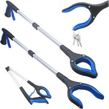 Greifhilfe mit Magnet 81cm -2er Set- Garten Greifzange Abfall Müll Hand Greifer