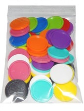 5 Einkaufswagenchips Bunt